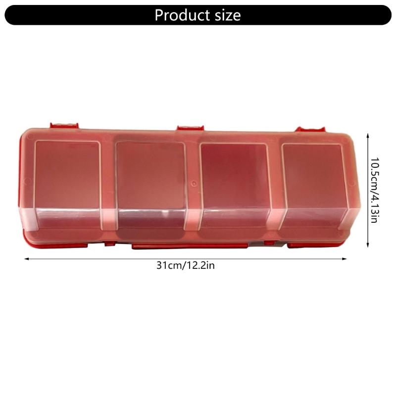 Screw Storage Bins Multi Compartment Organizer Box For Screws Small Parts Plastic Hardware Jewelry Storage Case