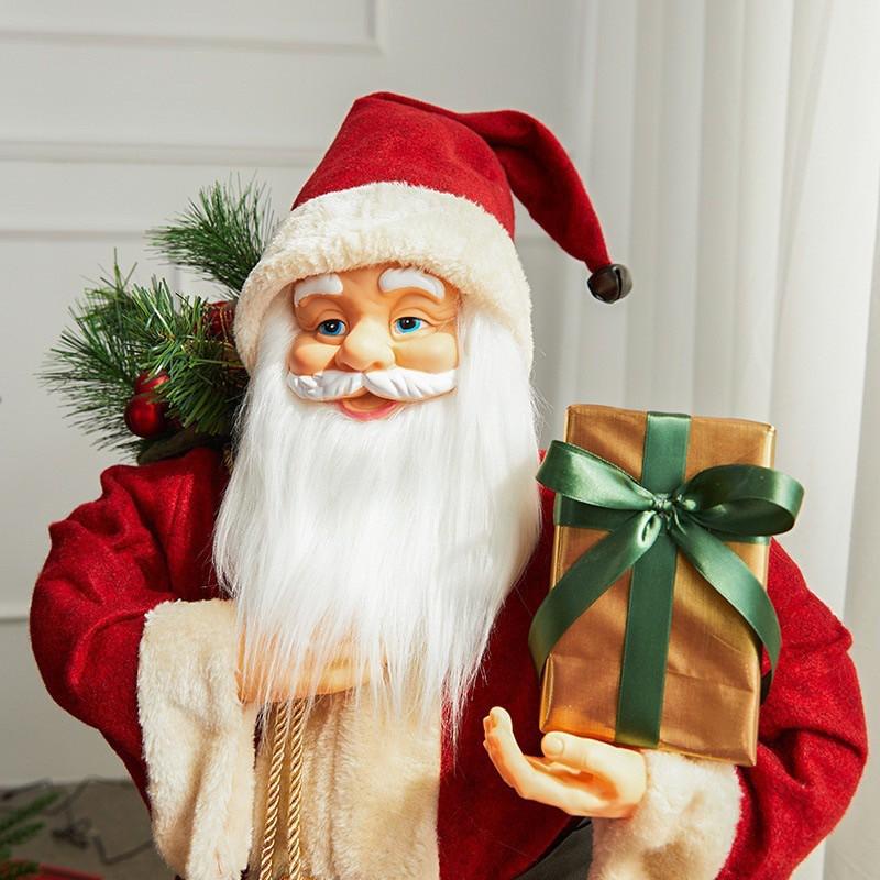 Large Santa Claus Doll Christmas Decorations Xmas Party Window Display Gift
