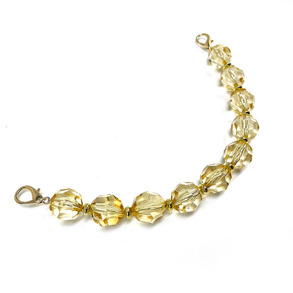 11in Replacement Chains for Handbag Lady Purse DIY Handicraft Bags Translucent Bead Chains Short Straps DIY Accessories