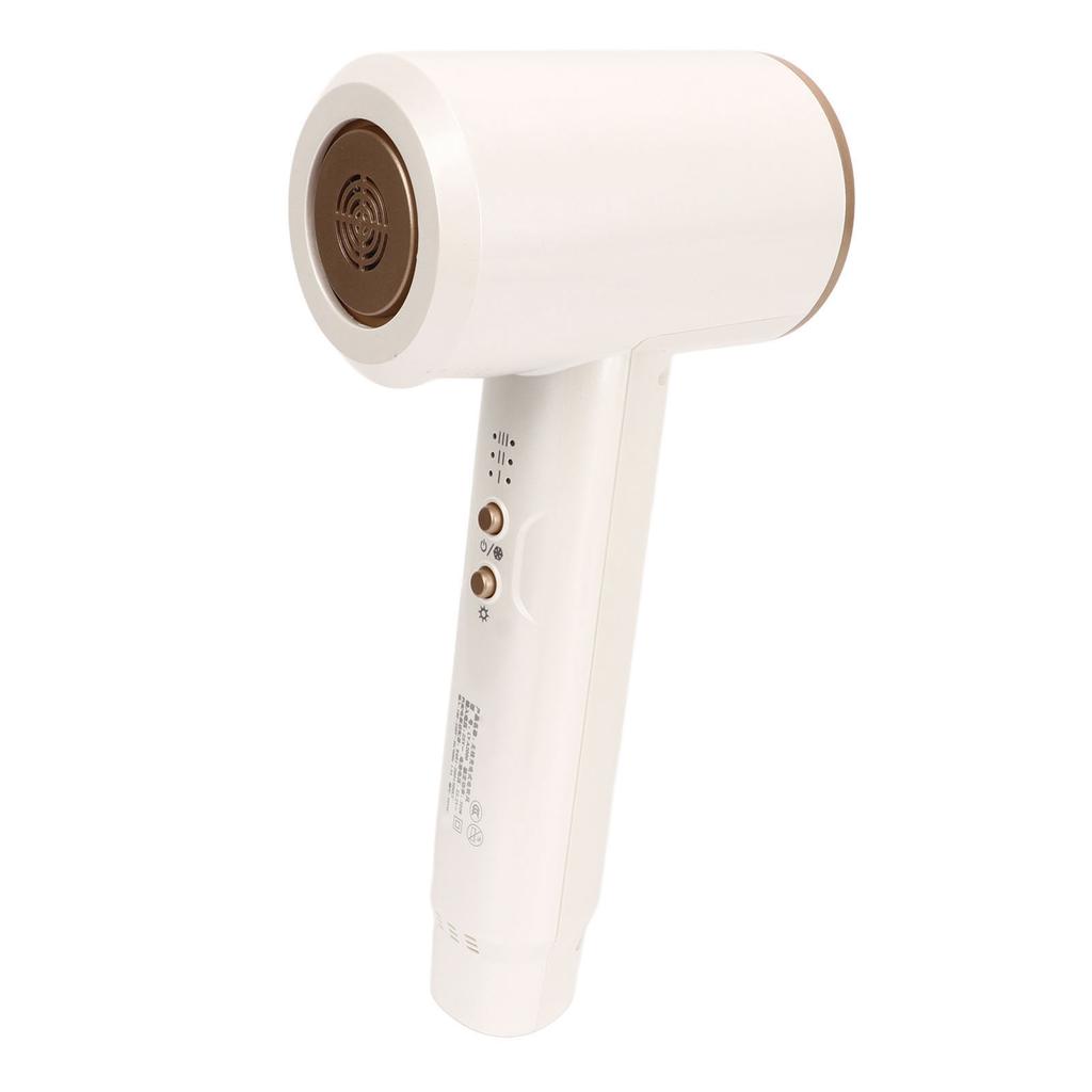 Cordless Hair Dryer 3 Gears Adjustable Powerful Cold Hot Portable Handheld Hair Dryer for Home