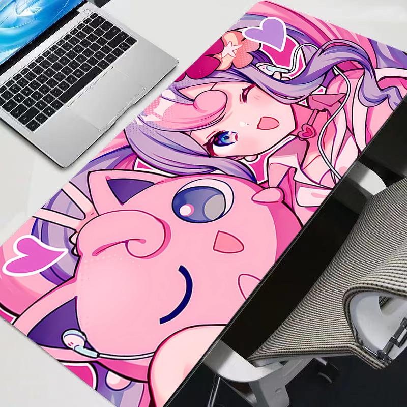 Mouse Pad durable Gamers Decoracion Gamer Desk Pokemon Pikachu Mat Mousepad XXL Gaming Accessories Varmilo Keyboard Carpet