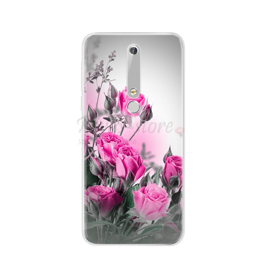 For Nokia 6.1 Nokia6.1 Phone Case Soft TPU Silicone Case For Nokia 6.1 2018 / For Nokia 6 2018 TA-1068 TA-1043 Case Back Cover
