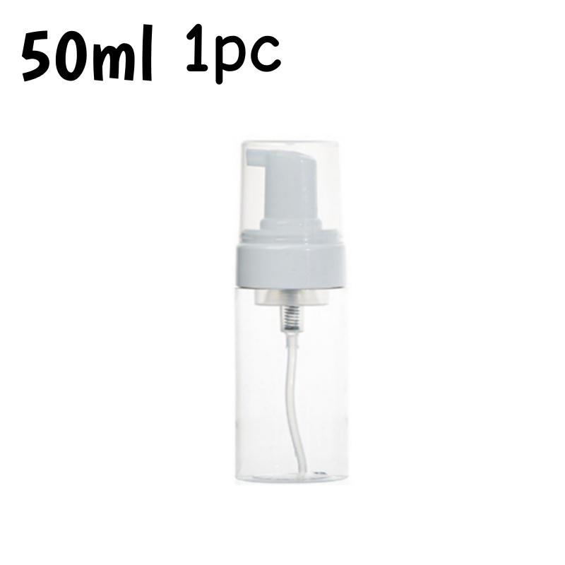 2/1 Stück Schaumpumpe Flasche Leer Plastik Mousse Spender für Gesichtsreiniger Seife Nachfüllbar Reise Shampoo Behälter 30-100ml