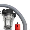 Rain Collection System Rainwater Bucket Pipe Connector Easy to Install with Filter Garden