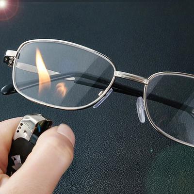 True HD Lens Reading Glasses Women's Square Full Frame Reading Glasses Anti-Scratch Diopter Glasses +0+--+4