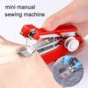 Portable Mini Sewing Machines Needlework Cordless Hand-Held Clothes Useful Sewing Machines DIY Apparel Sewing Fabric Tool