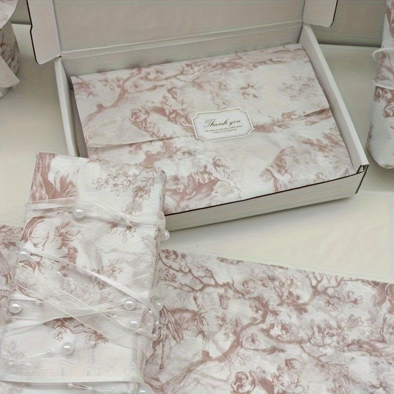 10 Blatt/Set Ausflug Auto und Pferd Muster Geschenkverpackungspapier Geeignet für Hochzeit Festival Geburtstag Geschenkverpackung, Blumenstraußverpackung