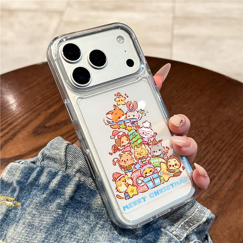 Luxus Weihnachten Tier Stadt Hülle für iPhone 17 Pro Max/16 Pro
