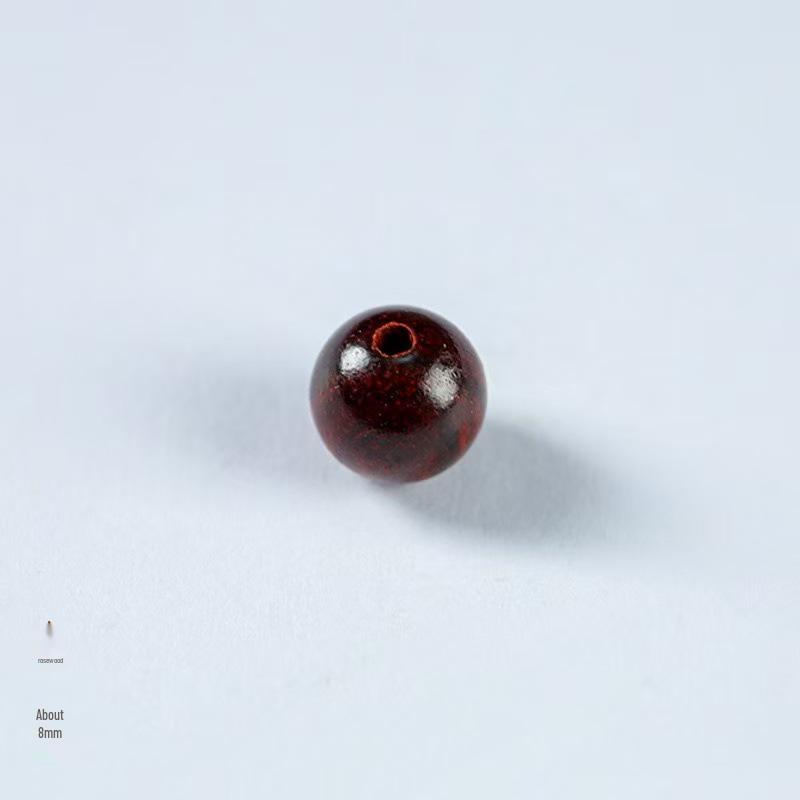 Natürliche Holzperlen: Grünes Sandelholz, Rotes Sandelholz, Ebenholz, Goldener Seidensandelholz, Zypresse - DIY-Zubehör