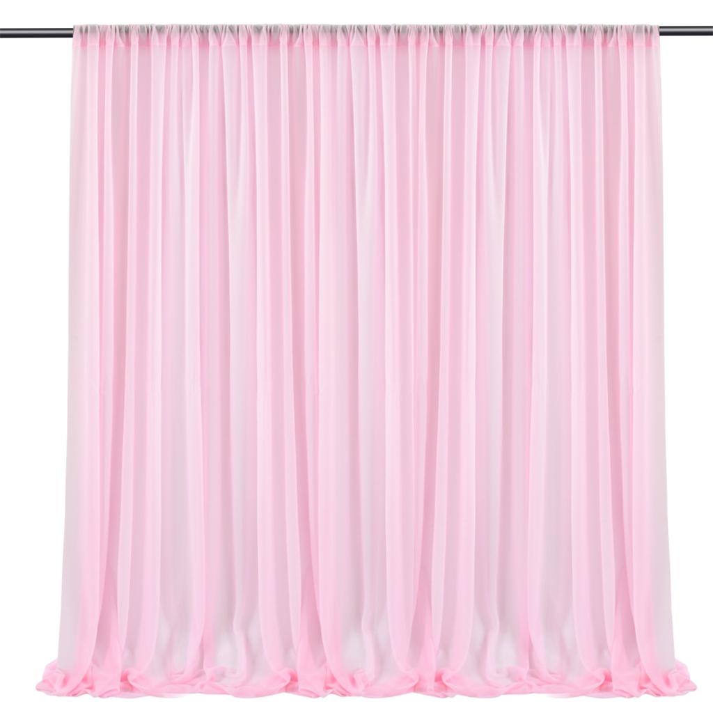 Transparente Vorhänge 1,5x3m Mehrzweck-Bogen-Draperien Transparenter Hintergrundvorhang für Fotografie Hochzeit