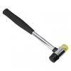 25mm Rubber Mallet Hammer FIBREGLASS Shaft Grip Handle DIY Camping Paving Tool