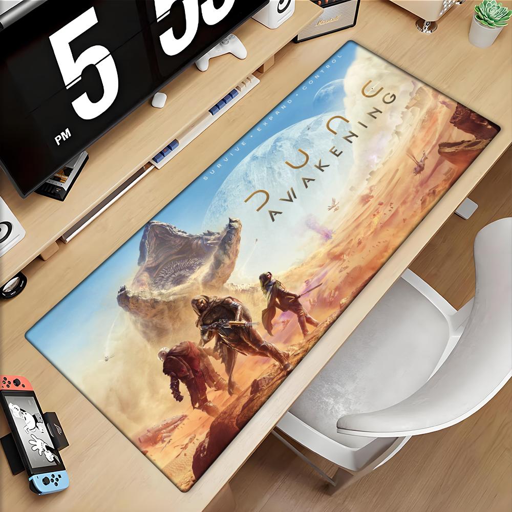 Tappetino Mouse Dune Awakening Tastiera Mouse Base Antiscivolo Scrivania Ufficio Tappetini Estesi XXL Accessori PC Gamer Setup Decorazione Gaming