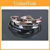 Premium Quality Hot Stainless Steel Cuff Bangle Hair Tie Bracelet Elegant Design For Women