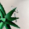 Silver Earrings Without Stones (2162872)