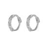 Men's Trendy Stud Earrings: Minimalist European & American Hip-Hop Hoops