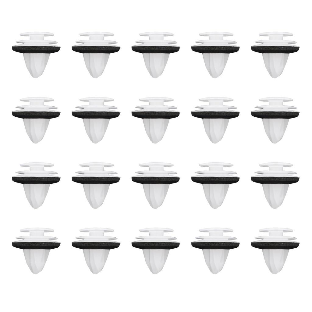 Car Clip Rivet Upholstery Gasket Genuine Outside Car Interior Door Trim Corrosion Resistant Abrasion Resistant 20 Pack