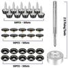 150Pcs/Set Snap Fastener Button Screw Studs Kit for Boat Cover Tent Marine Grade Snap Fastener Stainless Steel Snap Buttons