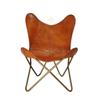 Arm Chair-Home Decorative Leather Butterfly Chair–Leather Relaxing Chair
