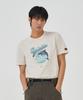 BBC EARTH Dolphin Short Sleeve Round_White