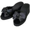 Vivienne Heel Room Size PVC Platform High Suitable for Beauty Salons and Nail (Vivienne) [8cm Shoes, Ribbon, Black, 23.5cm] Sole, Slippers, Heels,