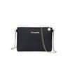 Simple Solid Color, High-end Feel, Quilted Embossed Chain Shoulder Strap, Commuter Women's Bag, Compact Women's Crossbody Bag