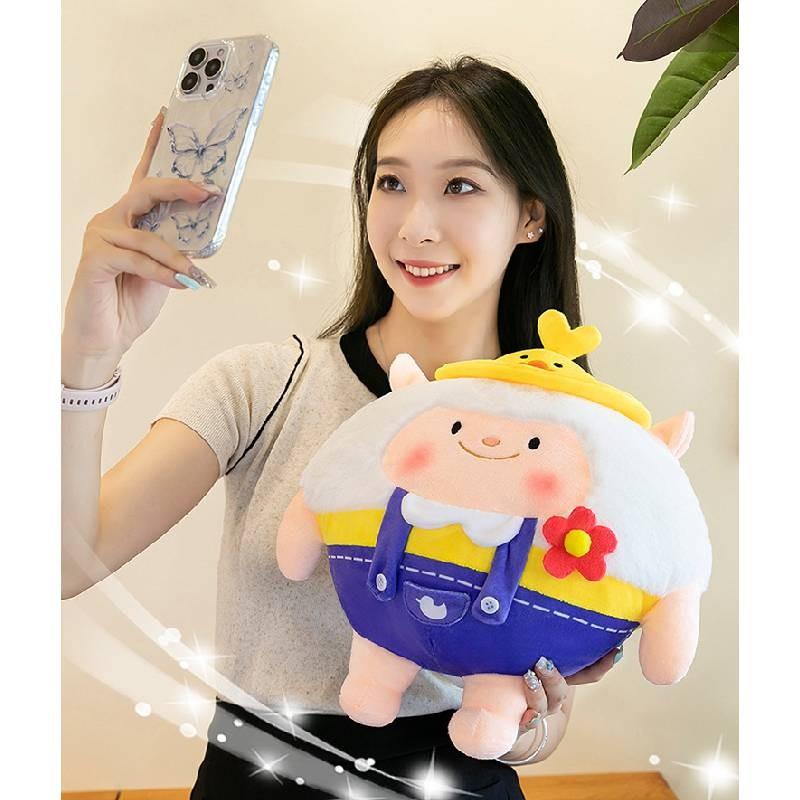 Cute Lamb Plush Toy For Children With Soft Touch Perfect Comfort Dolls Gift