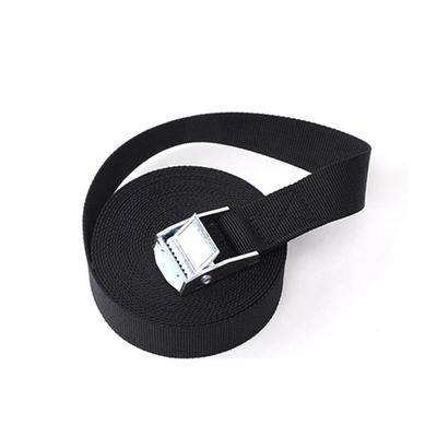 Cargo Straps Lashing Strap Zinc Alloy Nylon 4PCS Balck With Cam Buckle Ratchet Tie Downs Strapping Cargo Trailer Management