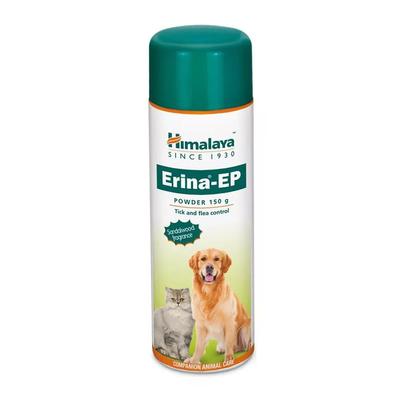 Erina-EP: polvere per cani e gatti contro pulci, zecche e pidocchi (150 g), Erina-EP,