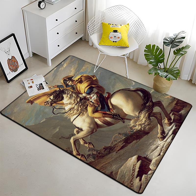 Famous Paintings Art Printed Carpet for Living Room Large Area Rug Soft Carpet Home Decoration Mats Boho Rugs Dropshipping