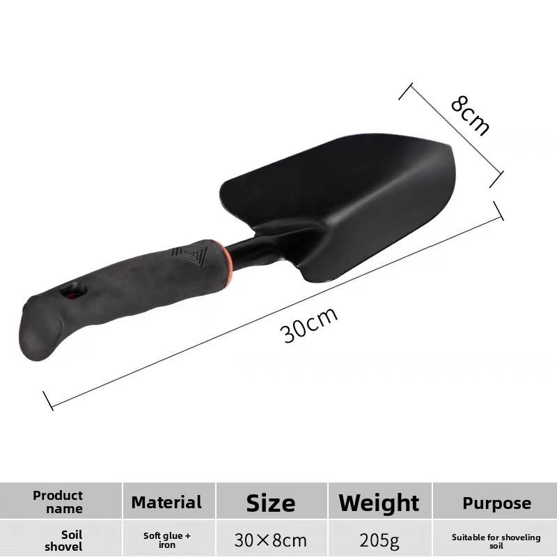 4 Piece Mini Gardening Tool Set with Trowel Rake Hoe for Flower Vegetable Planting Outdoor Home Hand Gardening Equipment