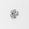 Weniger ist mehr 14K Gold Klee Ohrring & Piercing