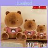 Hoodie Capybara Plush Toy Cute Cartoon Girl Child Sleeping Companion Doll Gift