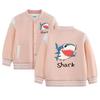 Boys' Stylish 2026 Jacket: Spring/Autumn Fleece-Lined Baseball Coat for Kids