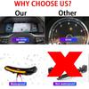 Dynamic LED Turn Signal Light Sequential Rearview Mirror Light For Peugeot 208 2008 12-22 Citroen C3 MK3 C4 Cactus Opel Corsa F