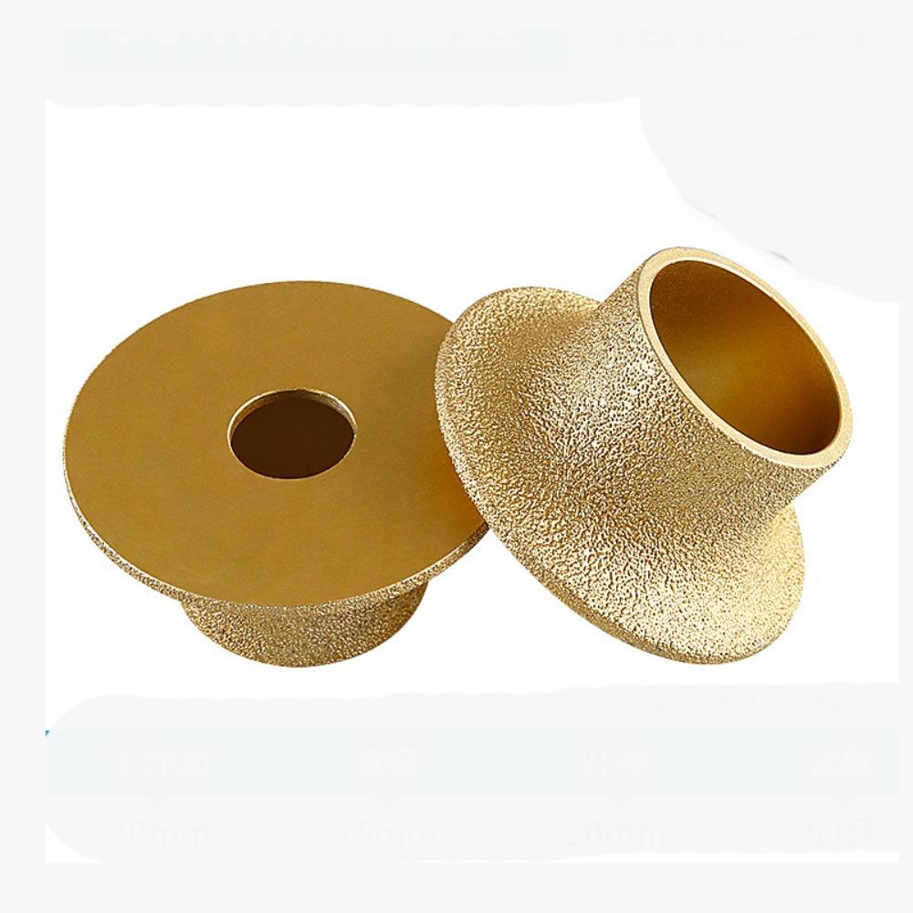 75mm Marble Granite Tile Trimming Grinding Wheel Brazed Diamond Angle Grinder Grinding Disc