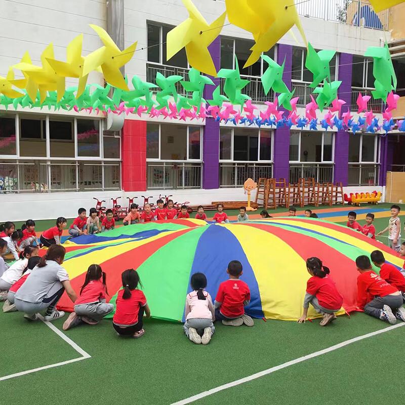 Rainbow Play Parachute with Ocean Balls