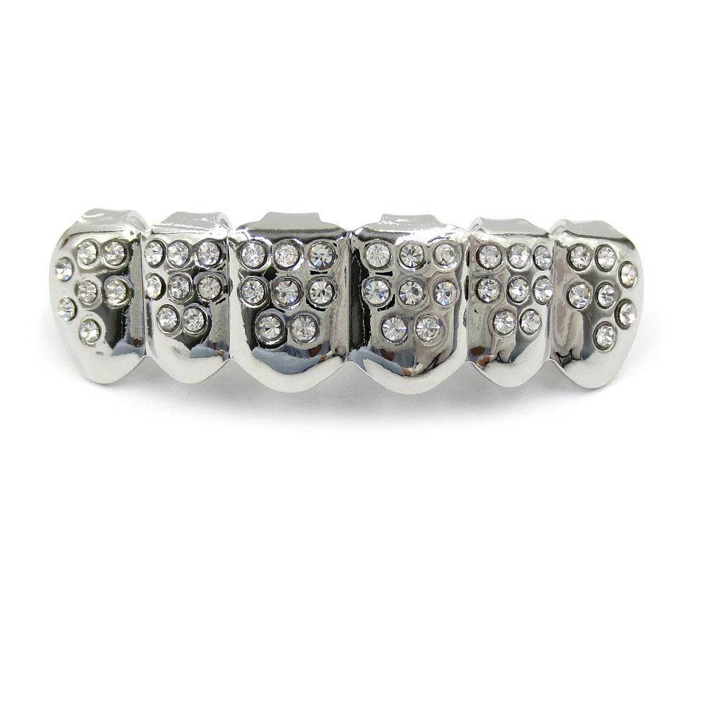 Gold-Plated Hip Hop Grillz - Twill Style