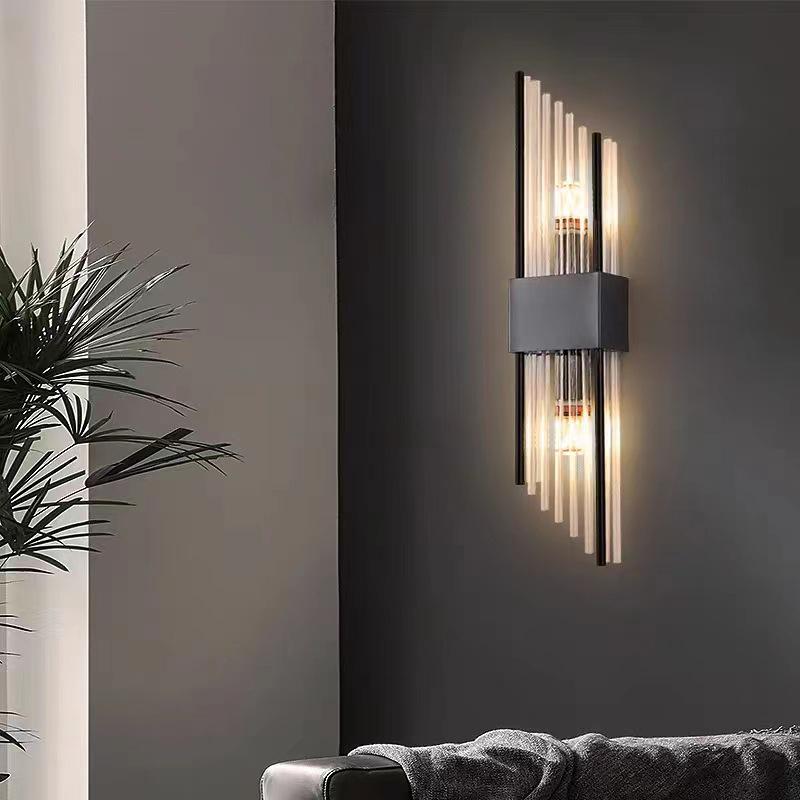 Nordic Luxury Crystal Wall Lamp for Living Room, Bedroom, Stairway, and Aisle Decor