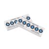 50Pcs For Testing 10%-60% Humidity In Closed Containers Test Paper Card Blue Six-point Humidity Indicator Card