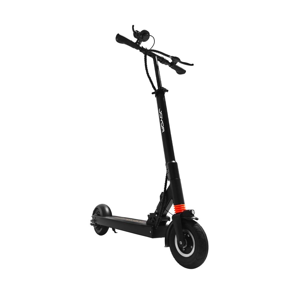 JOYOR F5 Elektrinis paspirtukas Sulankstomas 8" 500W Variklis Greitis 25KM/H Priekinis amortizatorius Galinis būgninis stabdys 48V 10.4AH Juodas