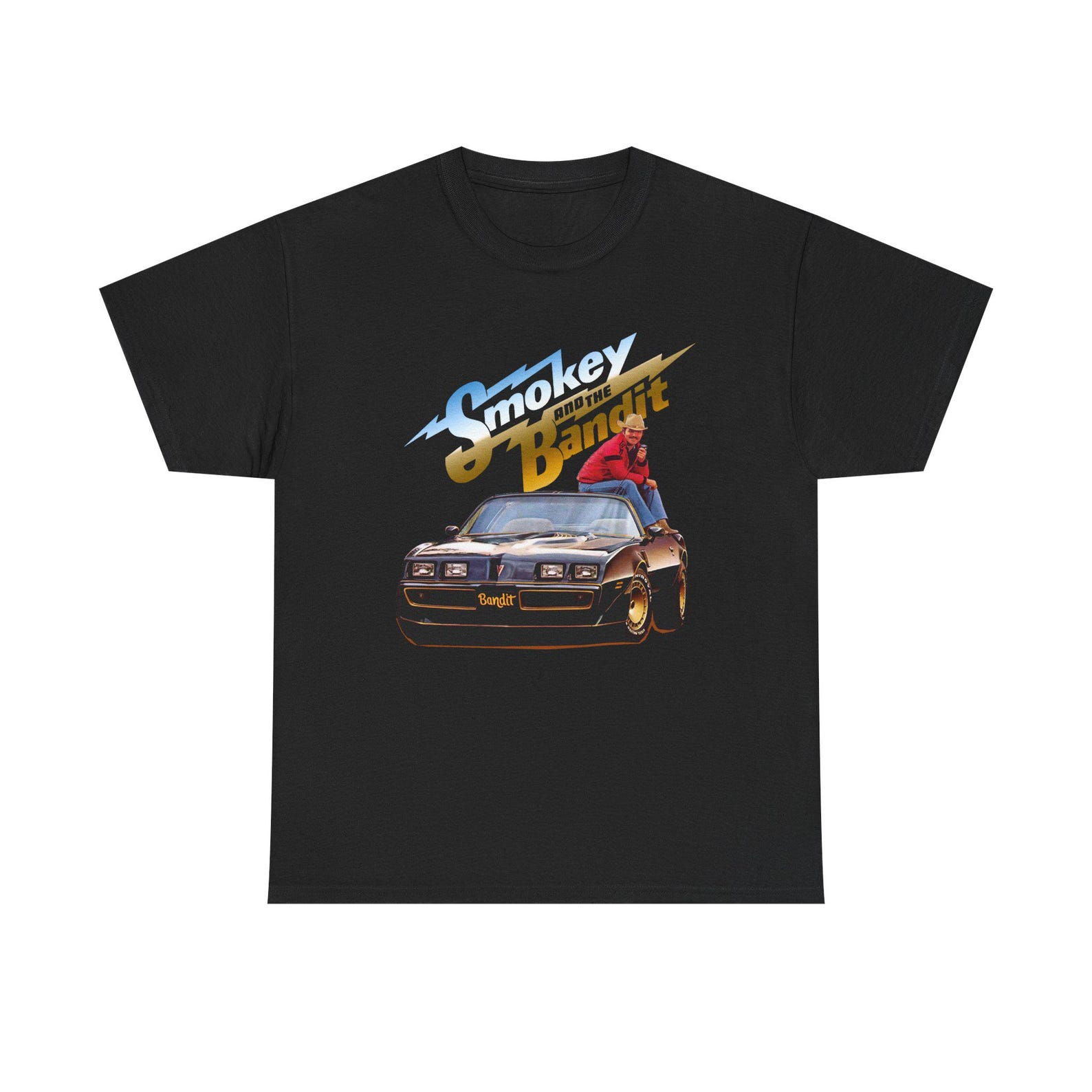 Smokey And The Bandit Movie Logo Black Navy Tee T-Shirt Size S to 5XL XL