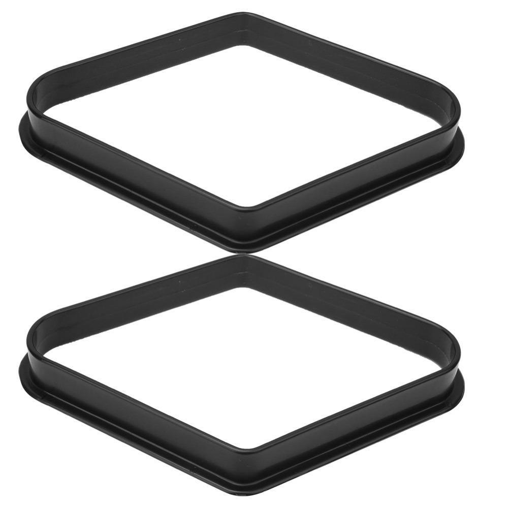 2PCS Rigid Frame Triangular Ball Frame Triangular Shape 9 Ball Frame Billiard Practice