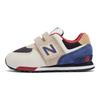 New Balance Comfortable Durable Low-Top Walking Shoes Baby Shoes Beige Dark-Blue IV574LC1