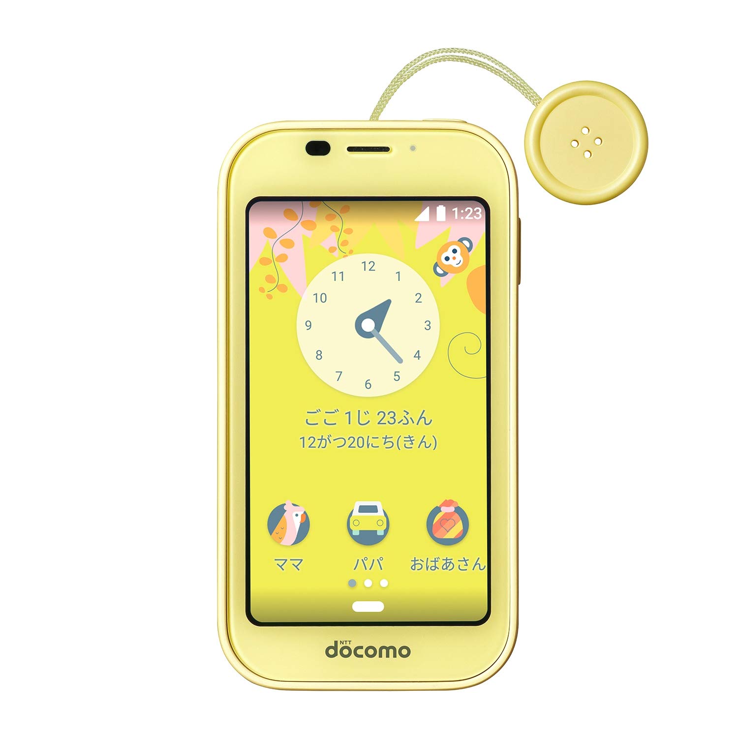 

Детский мобильный телефон Docomo SH-03M Желтый