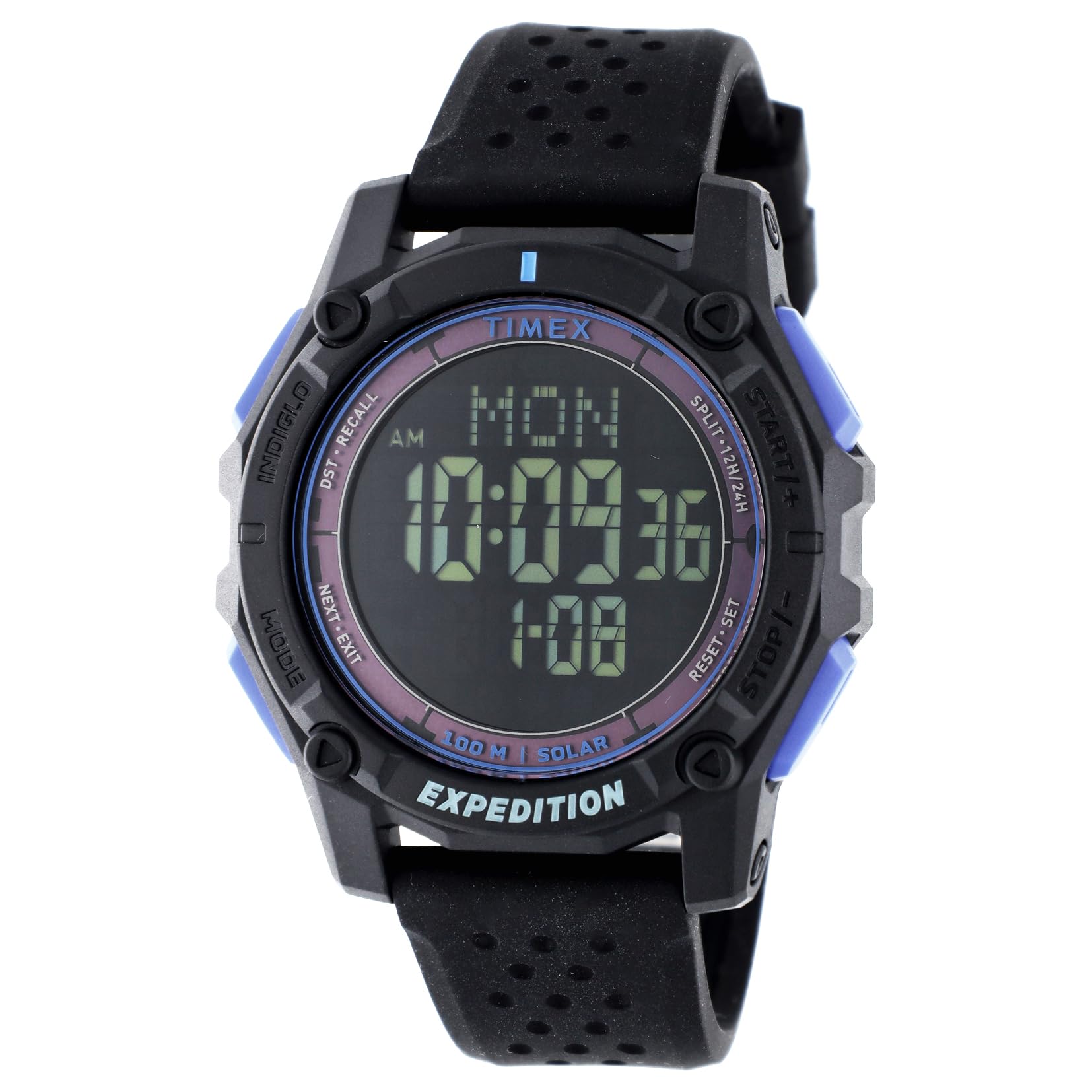Мужские часы [TIMEX] Expedition Solar, 100M Водонепроницаемые, Акриловые, Цифровые, На батарейке, Ударопрочные, Циферблат, TW4B33900 [Оригинальные]