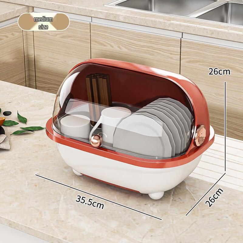 

Nordic Foldable Aluminum Dish Drainer with Lid