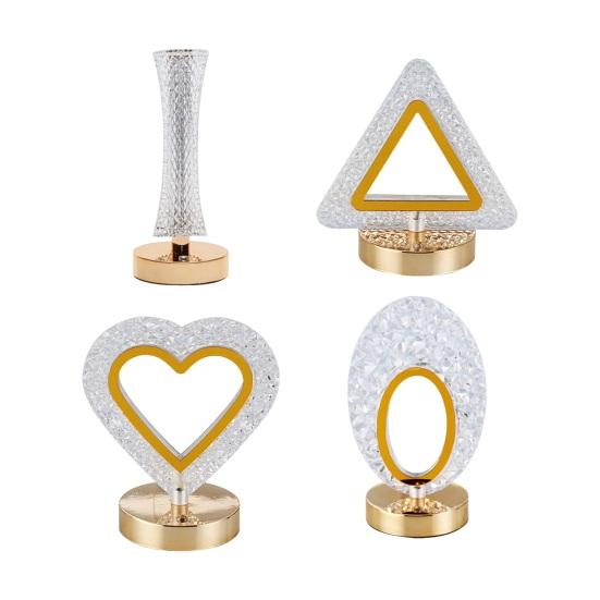 Bordlampe LED Nattlys Berøringskontroll Dimbar flimmerfri Øyebeskyttelse USB Oppladbart Nattbord Lampe Nattbordslampe
