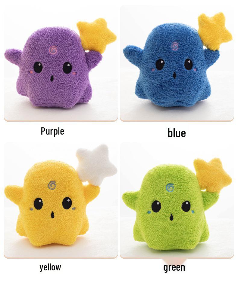 Cute Colorful Ghost Doll Charm - Halloween Decoration & Prank Gift