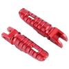 2pcs Rear Foot Pegs Footrest Aluminum Alloy Replacement FP‑256‑Set for DUCATI 1098 1198Red