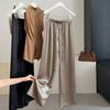 Women's High Waist Straight Leg Pants Wide Leg Trousers Loose Fit Casual Solid Color Summer
